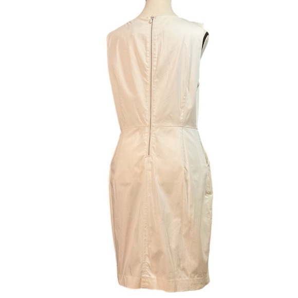 COPY - Armani JEANS ivory white stretch cotton knot detail neckline,exposed zip… - Picture 5 of 14